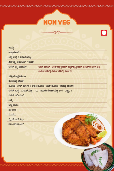 Non-Veg Menu 1